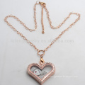 3.6mm 18" +2" wholesale rose gold stainless steel metal pendant chain necklace